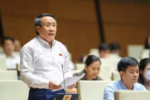 Đại biểu Hà Sỹ Đồng phát biểu tại nghị trường Quốc hội về tính cấp thiết cần đầu tư đường tránh thành phố Đông Hà.