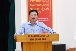 Ông Đặng Ngọc Tuấn – Giám đốc Sở GD&ĐT tỉnh Quảng Bình.