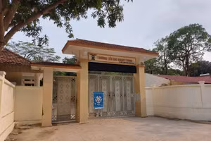 Trường Tiểu học Quang Trung (TP Vinh, Nghệ An) - nơi xảy ra sự việc