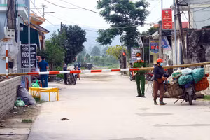 Thị xã Hoàng Mai (Nghệ An) thực hiện giãn cách, phong tỏa 5 thôn của xã Quỳnh Lập