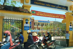 Trường Tiểu học Làng Sen, nơi xảy ra vụ việc.