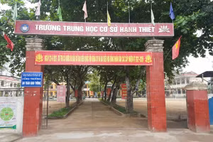 Trường THCS Hạnh Thiết (huyện Quỳ Châu, Nghệ An) - nơi em Lương Mạnh Tuấn theo học