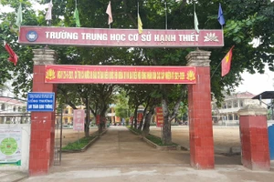 Trường THCS Hạnh Thiết (huyện Quỳ Châu, Nghệ An) - nơi em Lương Mạnh Tuấn theo học