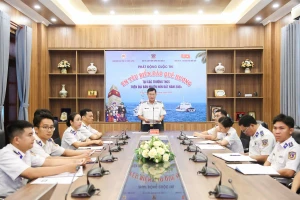 Lễ phát động cuộc thi Em yêu biển đảo quê hương em. (Ảnh: CSB cung cấp)