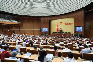 Toàn cảnh phiên làm việc Kỳ họp thứ 3, Quốc hội khoá XV - sáng 6/6