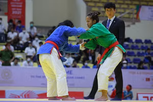 Nữ sinh Trường ĐH Sư phạm Thể dục thể thao Hà Nội giành HCV SEA Games 31