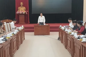 Ông Phạm Hùng Anh, Vụ trưởng Vụ Giáo dục Chính trị và Công tác học sinh, sinh viên chủ trì hội thảo.