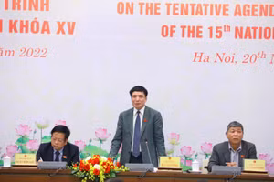 Tổng Thư ký, Chủ nhiệm Văn phòng Quốc hội Bùi Văn Cường thông tin về việc chuẩn bị cho Kỳ họp.