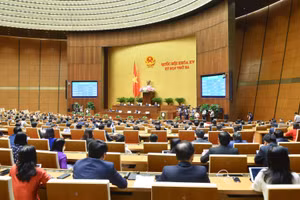 Toàn cảnh phiên biểu quyết