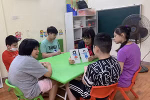 Một góc nhỏ trong lớp học đặc biệt