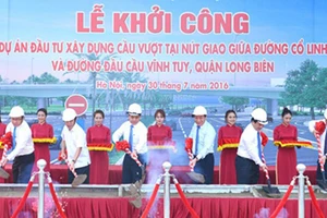 Hà Nội xây cầu vượt thép nút giao đường Cổ Linh - Vĩnh Tuy