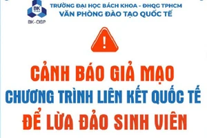 Trường ĐH Bách khoa TPHCM vừa đưa ra cảnh báo đối với các sinh viên về giả mạo thông báo của trường để lừa đảo. 