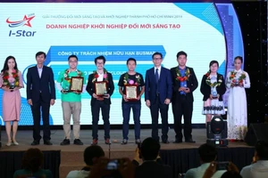 Lễ trao giải thưởng doanh nghiệp đổi mới sáng tạo và khởi nghiệp- WHISE 2019. (Ảnh: tư liệu).