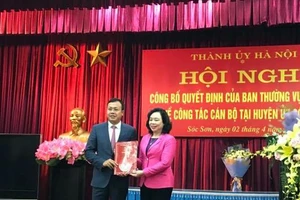 Con trai nguyên Bí thư Hà Nội Phạm Quang Nghị làm Phó Bí thư huyện Sóc Sơn