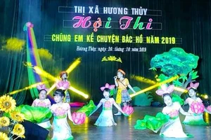 Một tiết mục tại Hội thi 