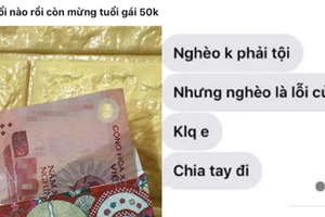 Lì xì bạn gái 50k, chàng trai bị “đá” ngay mùng 1 Tết