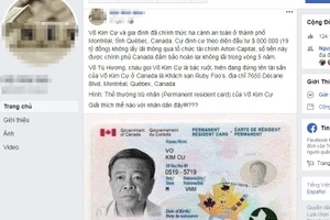 Ông Võ Kim Cự bác tin ông và gia đình định cư ở Canada