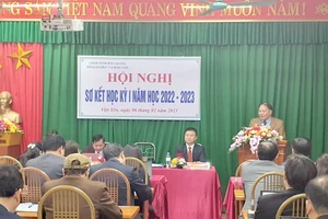 Bắc Giang sơ kết học kỳ I năm học 2022 -2023.