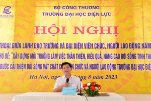 PGS.TS Đinh Văn Châu phát biểu chủ trì tại Hội nghị.