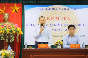 Ông Mai Sơn - Phó chủ tịch Thường trực UBND tỉnh Bắc Giang phát biểu. (Ảnh BBG).