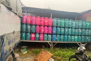 Khu vực nơi sang chiết gas.