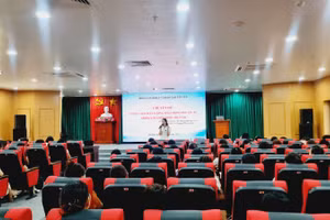 Quang cảnh hội nghị bồi dưỡng tập huấn.