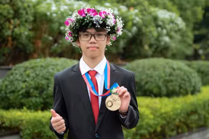  Nguyễn Kim Giang hiện là sinh viên khoa Hóa học Trường Đại học Khoa học Tự nhiên.