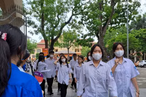 Thí sinh Bắc Ninh dự kỳ thi tốt nghiệp THPT năm 2023.