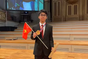 Nguyễn Kim Giang, học sinh lớp 12, Trường Trung học phổ thông chuyên Bắc Ninh.