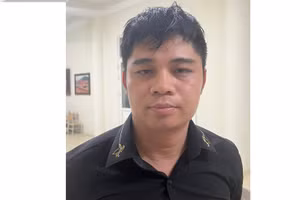 Trương Việt Hùng bị bắt giữ.