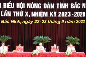 Phó Chủ tịch Thường trực UBND tỉnh Bắc Ninh - Vương Quốc Tuấn cùng lãnh đạo các Sở, ngành liên quan trực tiếp trao đổi, làm rõ các ý kiến, kiến nghị.