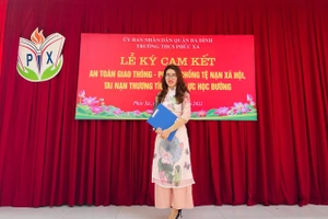 Cô giáo Lê Thị Lan - Trường THCS Phúc Xá.