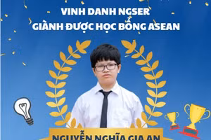 Nguyễn Nghĩa Gia An lớp 9G0.