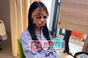 Nữ sinh bị đánh hội đồng (Ảnh IT).
