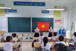 Học sinh tiểu học Bắc Ninh (Ảnh TL).