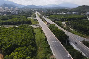 Một góc thành phố Hà Nội nhìn từ trên cao.