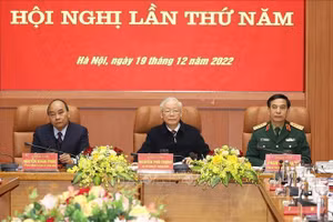Tổng Bí thư Nguyễn Phú Trọng chủ trì Hội nghị Quân ủy Trung ương lần thứ năm