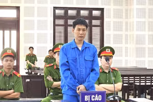 Bị cáo Dũng tại phiên tòa. Ảnh: V.X