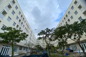 Nhà ở công nhân ở khu công nghiệp Hòa Cầm (quận Cẩm Lệ, TP Đà Nẵng). 