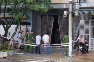 Ngôi nhà xảy ra vụ cháy. Ảnh: Công an Đà Nẵng