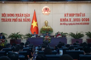 HĐND TP Đà Nẵng họp Kỳ họp thứ 15, khóa X, nhiệm kỳ 2021-2026. (Ảnh: H.V)