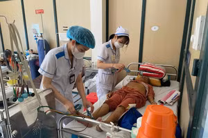 Sinh viên được đến Bệnh viện để học tập. Ảnh: Nguyễn Tuyên