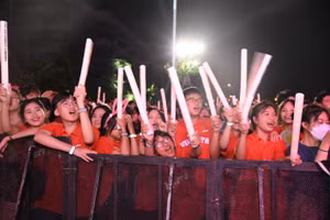 SV Trường Đại học FPT trong sự kiện FUDA Music Show. Ảnh: Hiền Phan. 