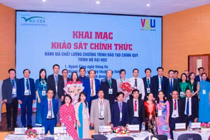 Đợt Khảo sát chính thức Đánh giá ngoài cơ sở giáo dục Trường VKU sẽ diễn ra từ ngày 12/8 đến ngày 15/8. Ảnh: H.V