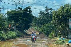 Đoạn đường tránh Đông TP Buôn Ma Thuột. (Ảnh: TT)