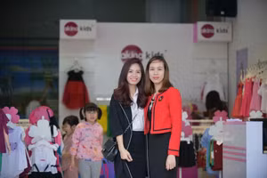 Lĩnh vực thời trang đầu tiên Thái Hòa bắt tay vào chính là thời trang trẻ em.