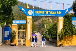 Trường THPT Quan Sơn (Thanh Hóa). Ảnh: TL.