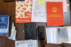 Tang vật của vụ án do cơ quan thu giữ. Ảnh: Công an cung cấp.