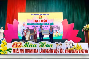  Đại hội Cháu ngoan Bác Hồ tỉnh Thanh Hóa lần thứ X- năm 2023. Ảnh: Thế Lượng.