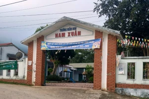 Trường Mầm non Nam Xuân (Quan Hóa, Thanh Hóa). Ảnh: HĐ.